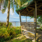 Gazebo at sunset